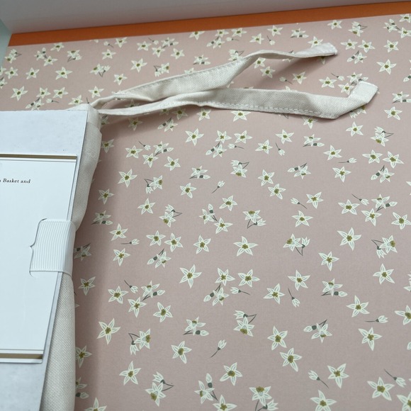 Pottery Barn Large Underbed Havana Savanah‎ Basket Liner New Ivory Netural - Picture 4 of 4